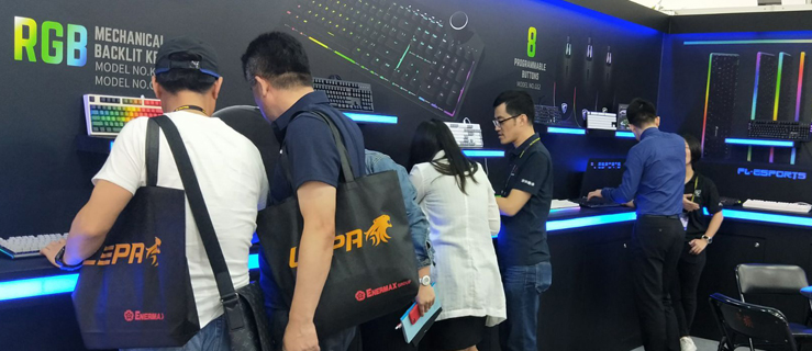 台北电脑展2018：腹灵新品S198 RGB机械键盘惊艳全场